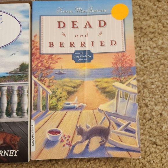 Gray Whale Inn Mystery" series by Karen MacInerney Set Of 4 - Picture 2 of 2